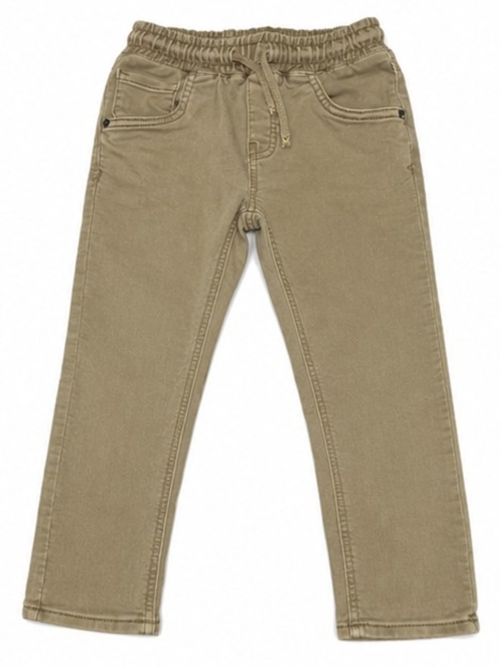 Cat & Jack Boys Khaki Straight Jogger Pants | Elastic Drawstring Waist | Size 5T